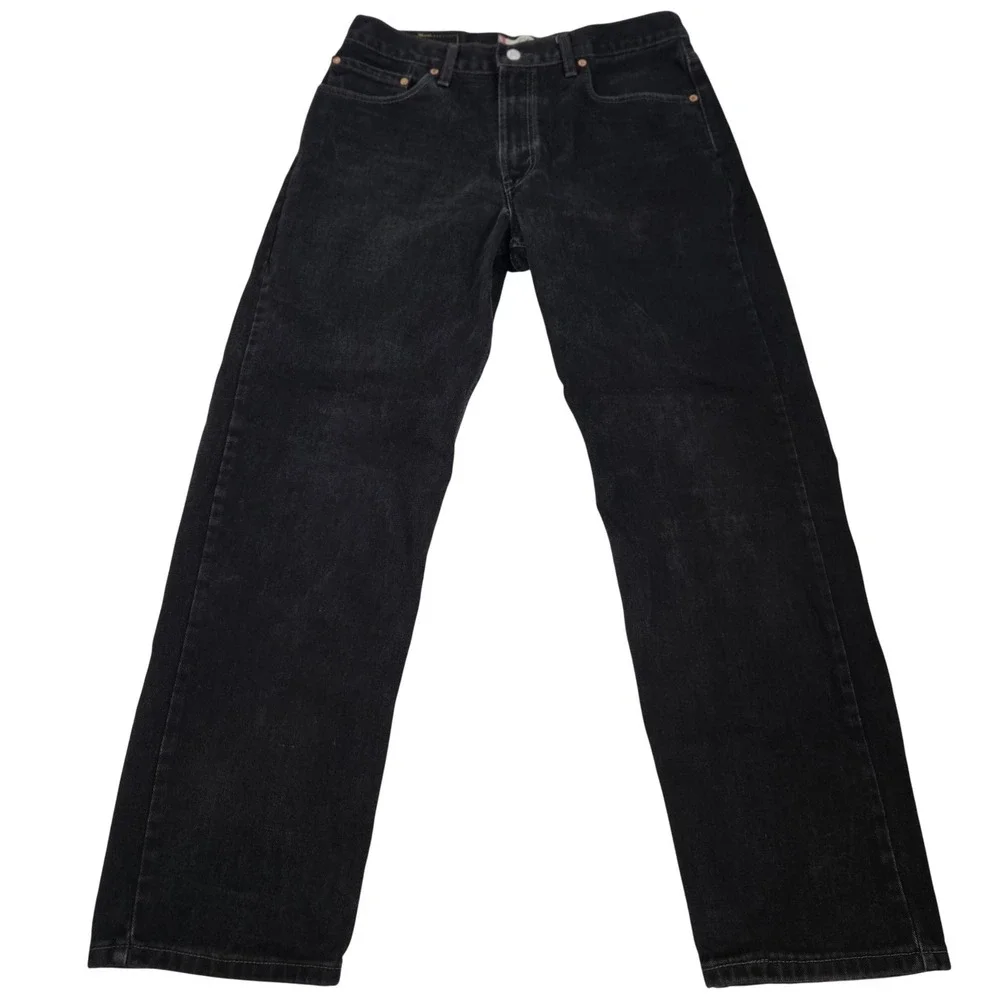 Vintage Levis 550‎ Jeans Mens 35x30 Faded Black Skater Grunge Made in Canada